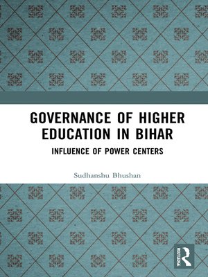 cover image of Governance of Higher Education in Bihar